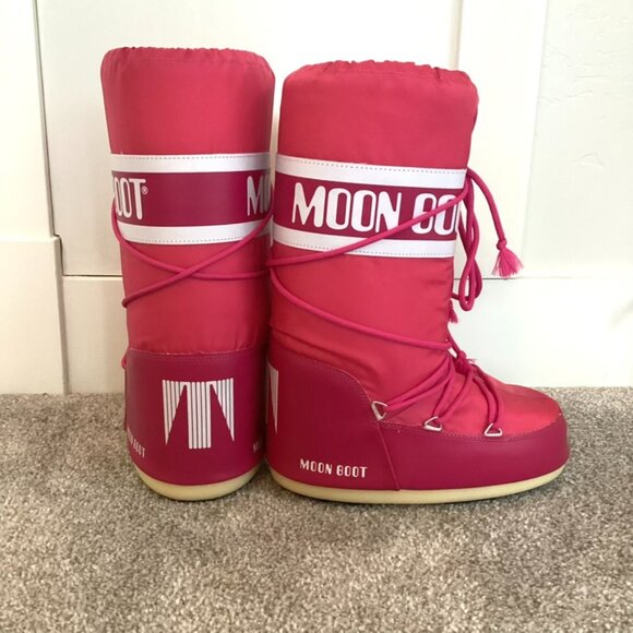 Moon Boot Tall Icon Boots Moon Boots Pink Icon Boots Bougainville Pink - Picture 4 of 9